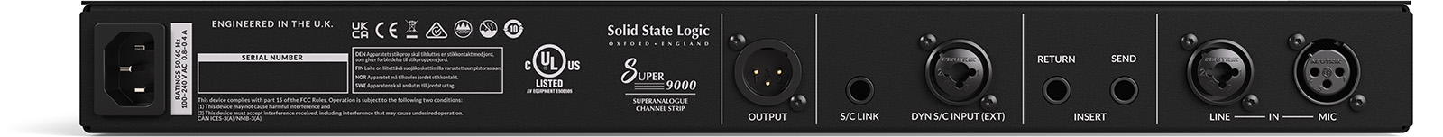 Ssl Super 9000 - Equalizador / channel strip - Variation 3