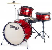 Junior Drum Set 3/16B + Hardware - 3 piezas - rouge