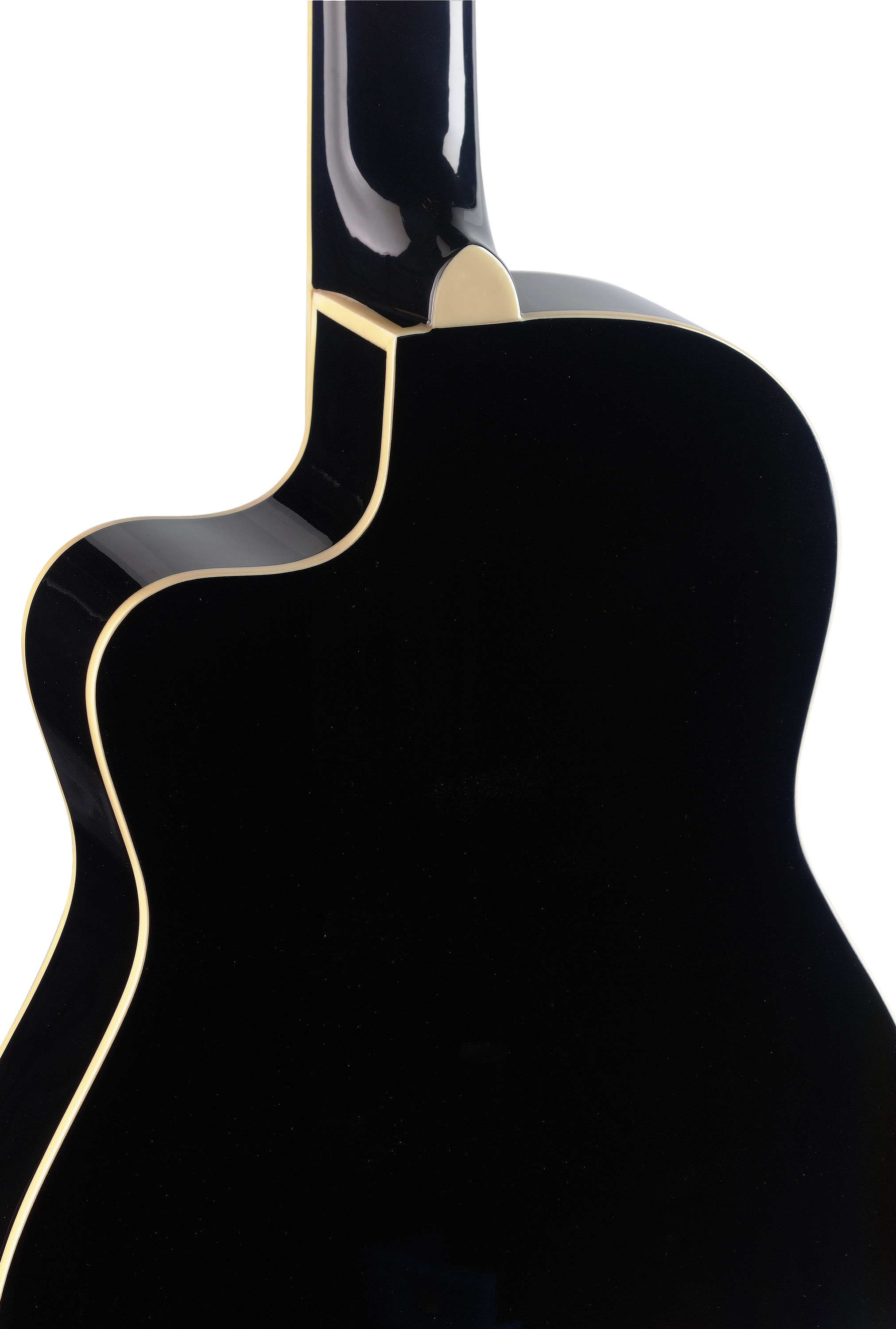 Stagg C546tce Bk Cw Epicea Catalpa - Black - Guitarra clásica 4/4 - Variation 1