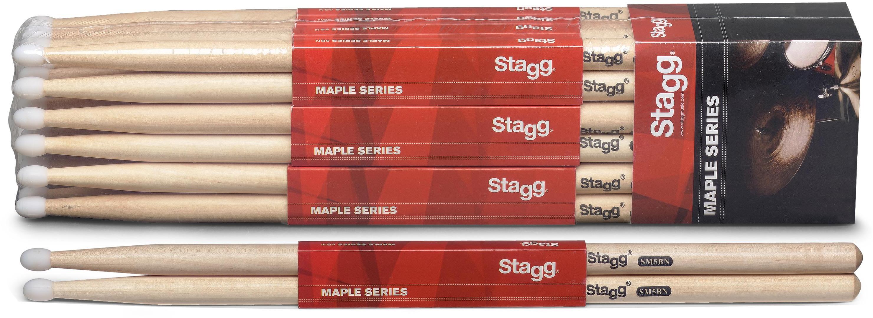 Baquetas para batería Stagg SM5BN