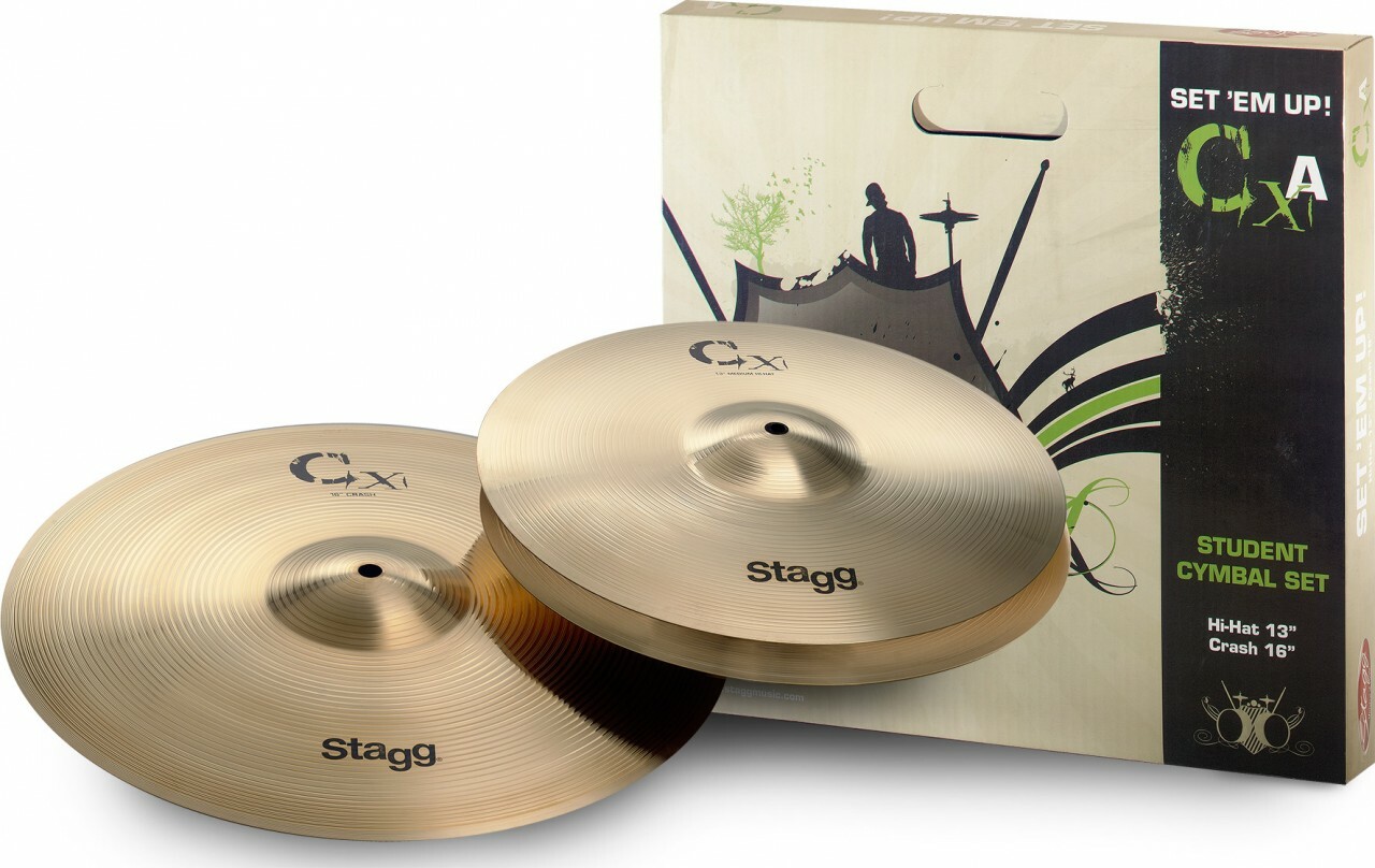 Stagg Cxa Set De Cymbales DÉbutants Hh13 Et Crash16 - Pack platillos - Main picture
