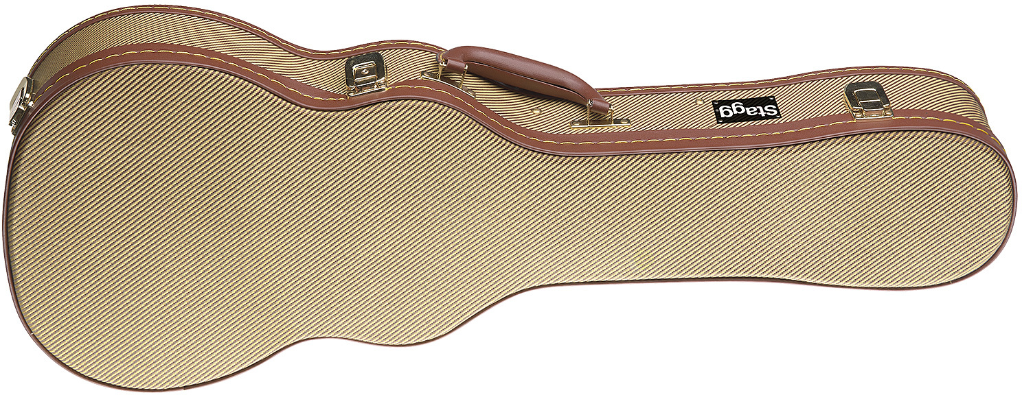 Stagg Gcx-ukt Gd Ukulele Tenor Deluxe - Tweed - Funda para ukulele - Main picture