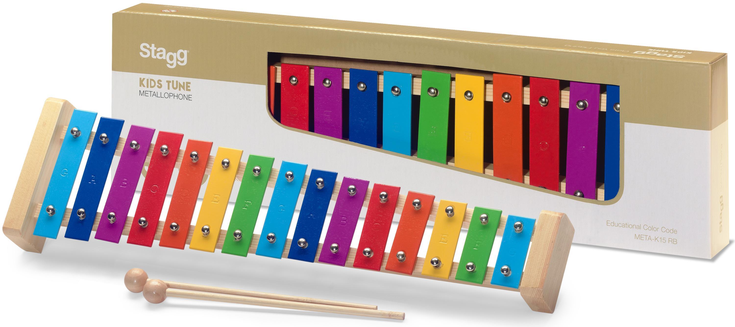 Percusión para golpear Stagg META-K15 Metallophone 15 notes