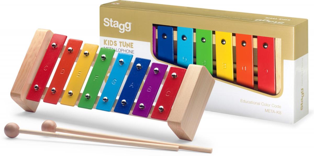 Percusión para golpear Stagg Kiddy Sounds Metallophone