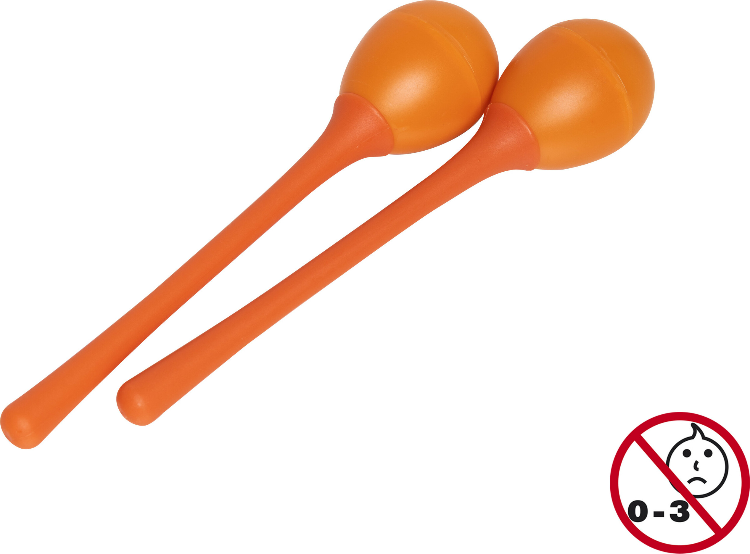 Stagg Oeufs  Maracas Orange Par Paire - Egg Maracas Long Orange - Shake percussions - Main picture