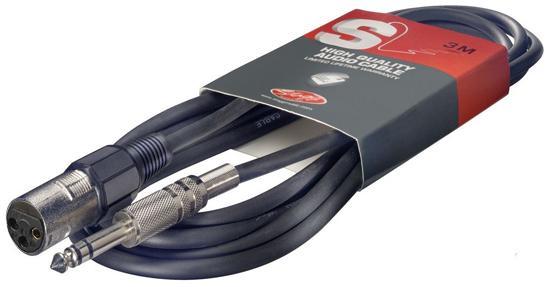Cable Stagg SAC3PSXF Deluxe Jack stereo/xlr - 3m