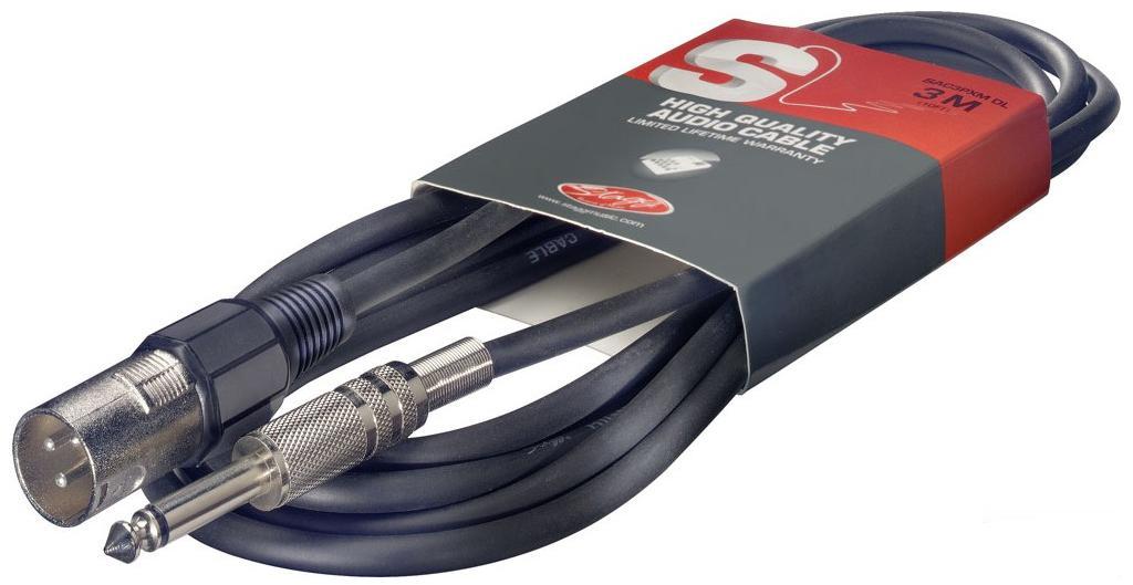 Cable Stagg SAC3PXM Deluxe Jack/xlr - 3m