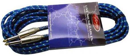 Cable Stagg SGC6VT Tweed Blue Jack/Jack - 6m