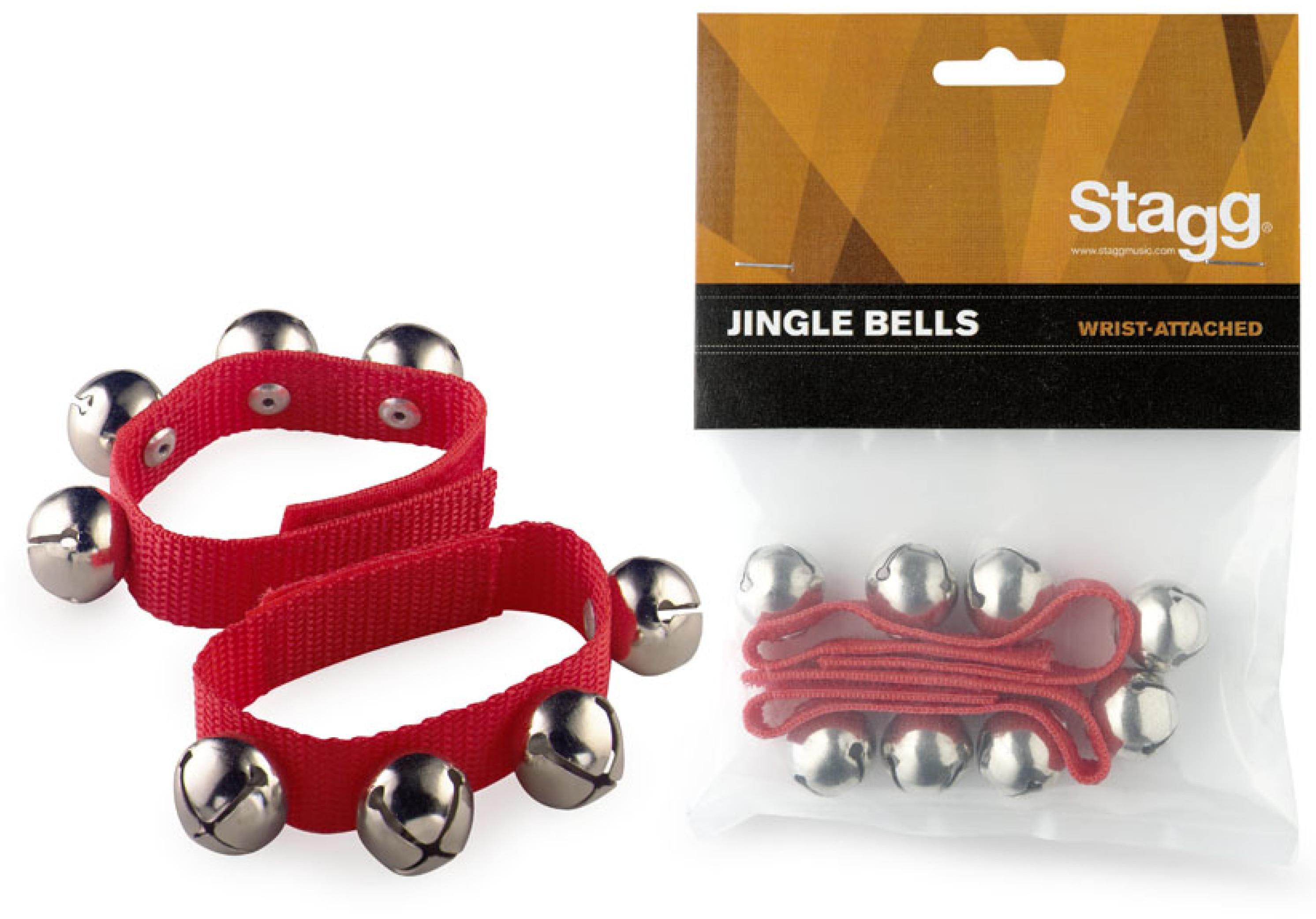 Shake percussions Stagg SWRB4 Jingle Bells - Red