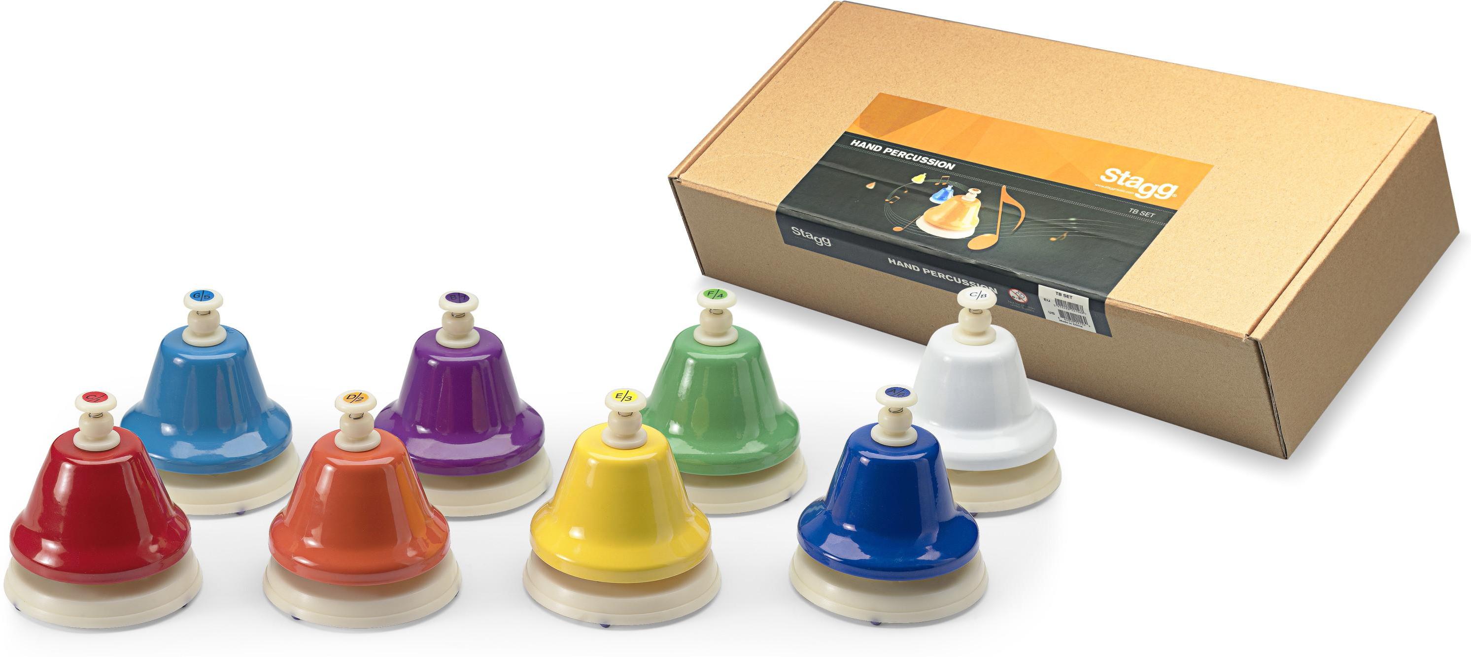 Percusión para golpear Stagg Tick Bell Set 8 notes