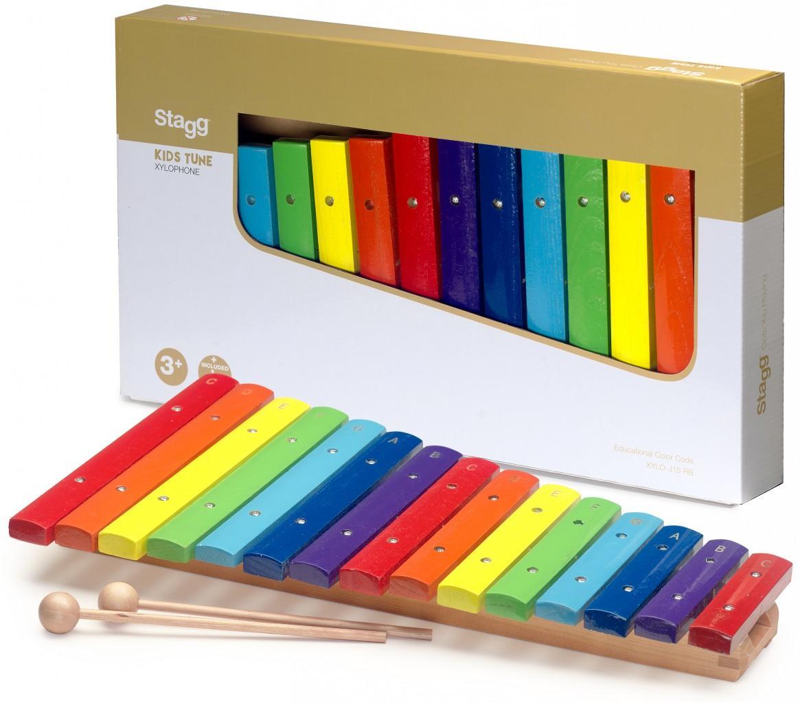 Percusión para golpear Stagg Xylophone 15 notes enfant