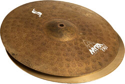 Platillos hit hat charleston Stagg MYRA RAW ROCK HI HAT - 14 pulgadas