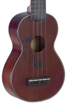 Ukulele Stagg US20 Flower - Acajou