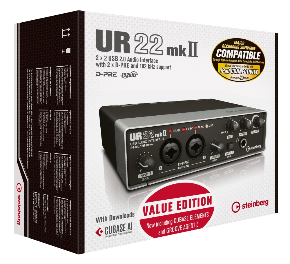 Steinberg Ur22 Mkii Usb Value Edition - Interface de audio USB - Variation 6