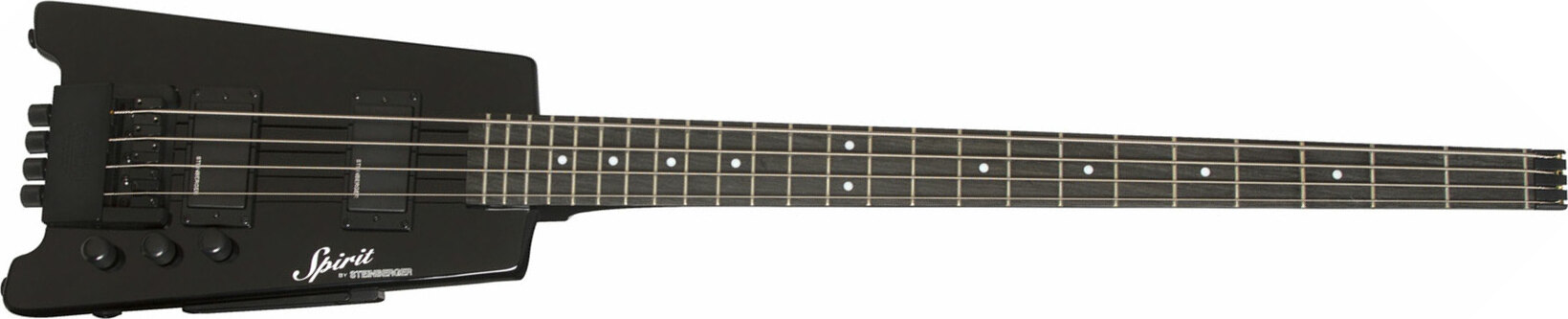 Steinberger Xt-2 Standard Bass Hh Rw +housse - Black - Bajo eléctrico de viaje - Main picture
