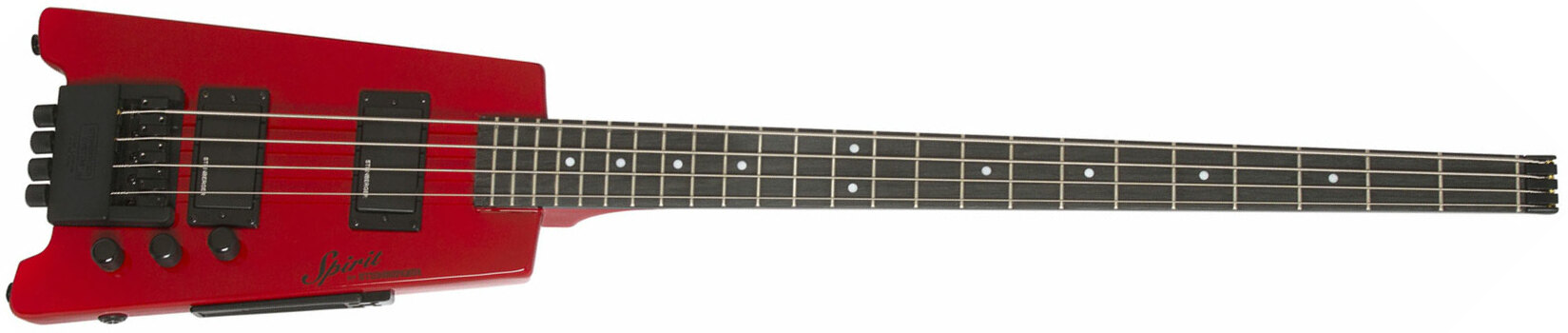 Steinberger Xt-2 Standard Bass Rw +housse - Hot Rod Red - Bajo eléctrico de viaje - Main picture