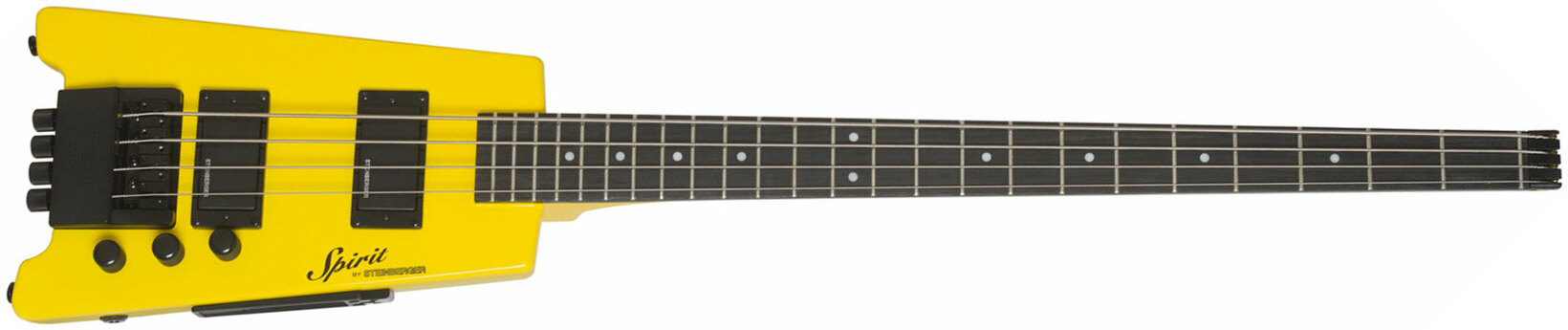 Steinberger Xt-2 Standard Bass Rw +housse - Hot Rod Yellow - Bajo eléctrico de viaje - Main picture