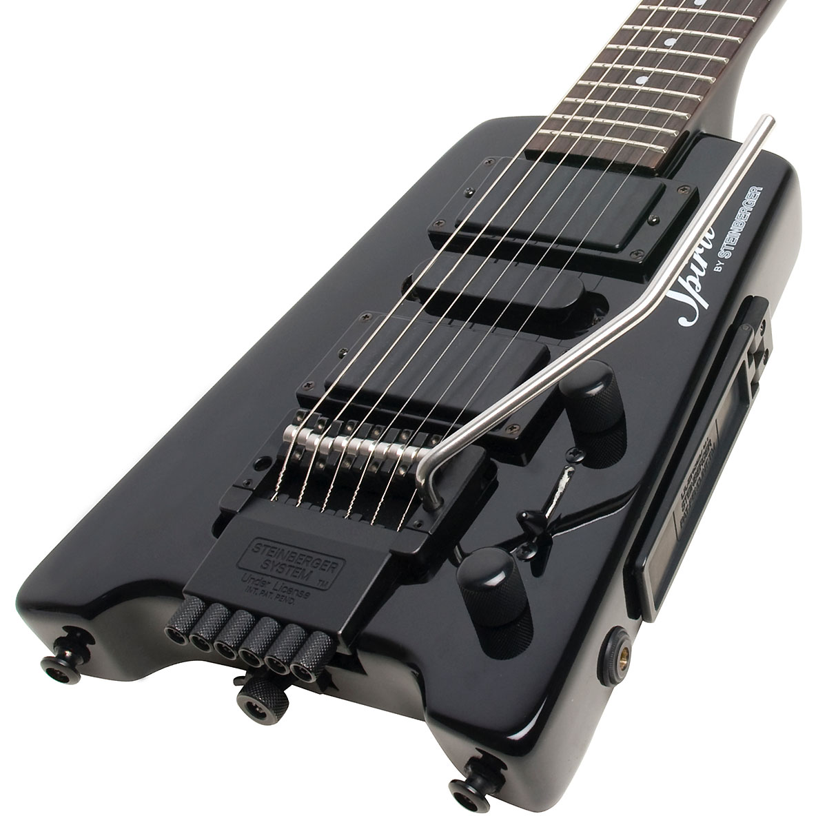 Steinberger Gt-pro Deluxe Outfit Hsh Trem Rw +housse - Black - Guitarra eléctrica de viaje - Variation 3