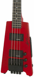 Bajo eléctrico de viaje Steinberger XT-2 Standard Bass +Bag - Hot rod red