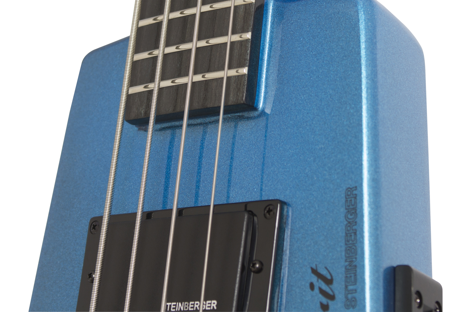 Steinberger Xt-2 Standard Bass Rw +housse - Frost Blue - Bajo eléctrico de viaje - Variation 1