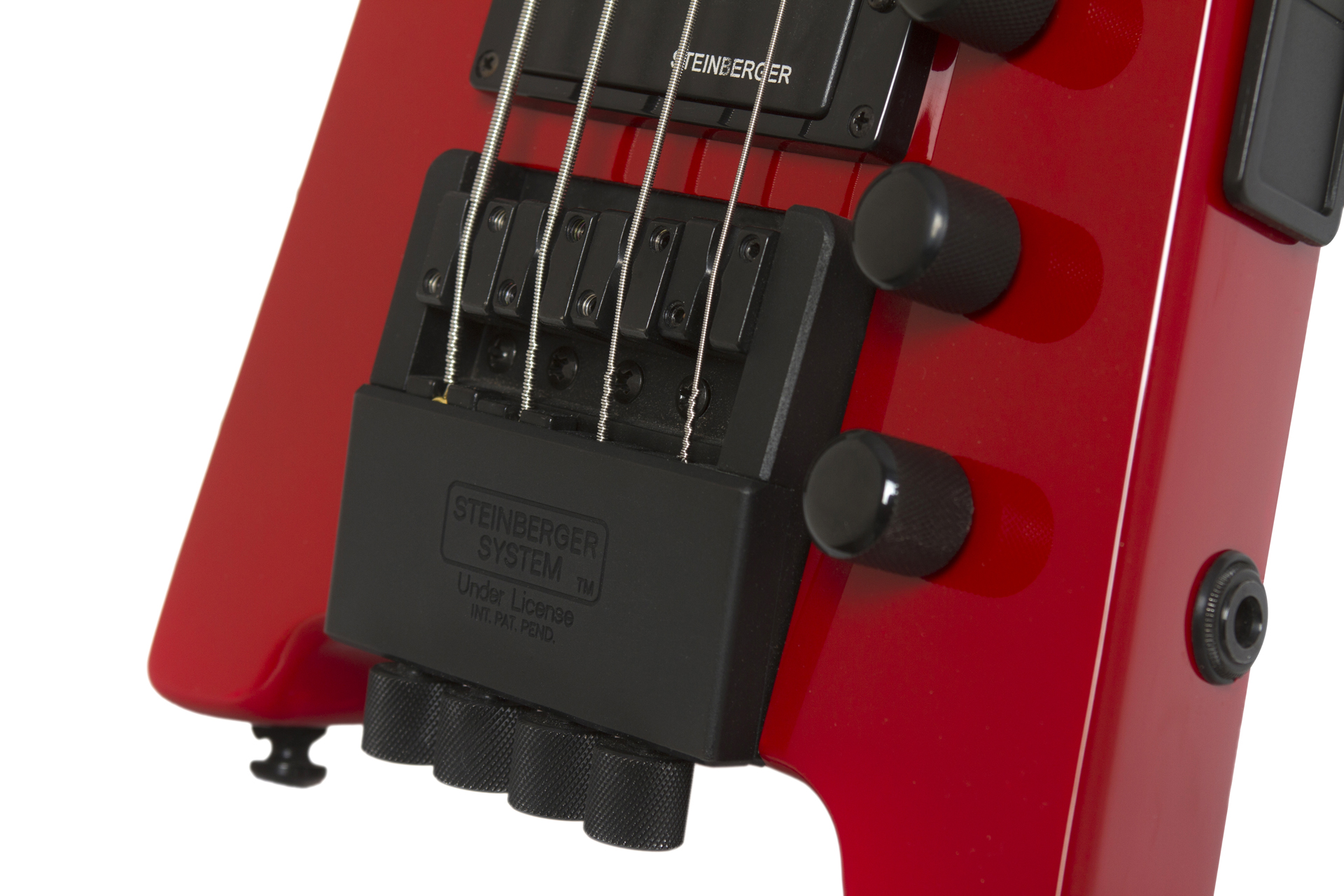 Steinberger Xt-2 Standard Bass Rw +housse - Hot Rod Red - Bajo eléctrico de viaje - Variation 1