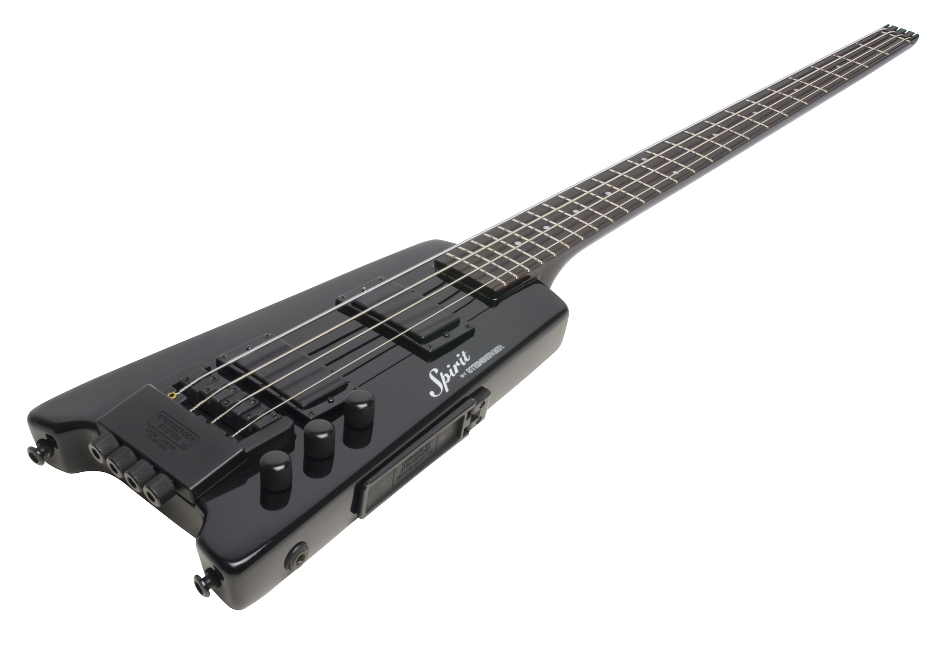 Steinberger Xt-2 Standard Bass Hh Rw +housse - Black - Bajo eléctrico de viaje - Variation 3