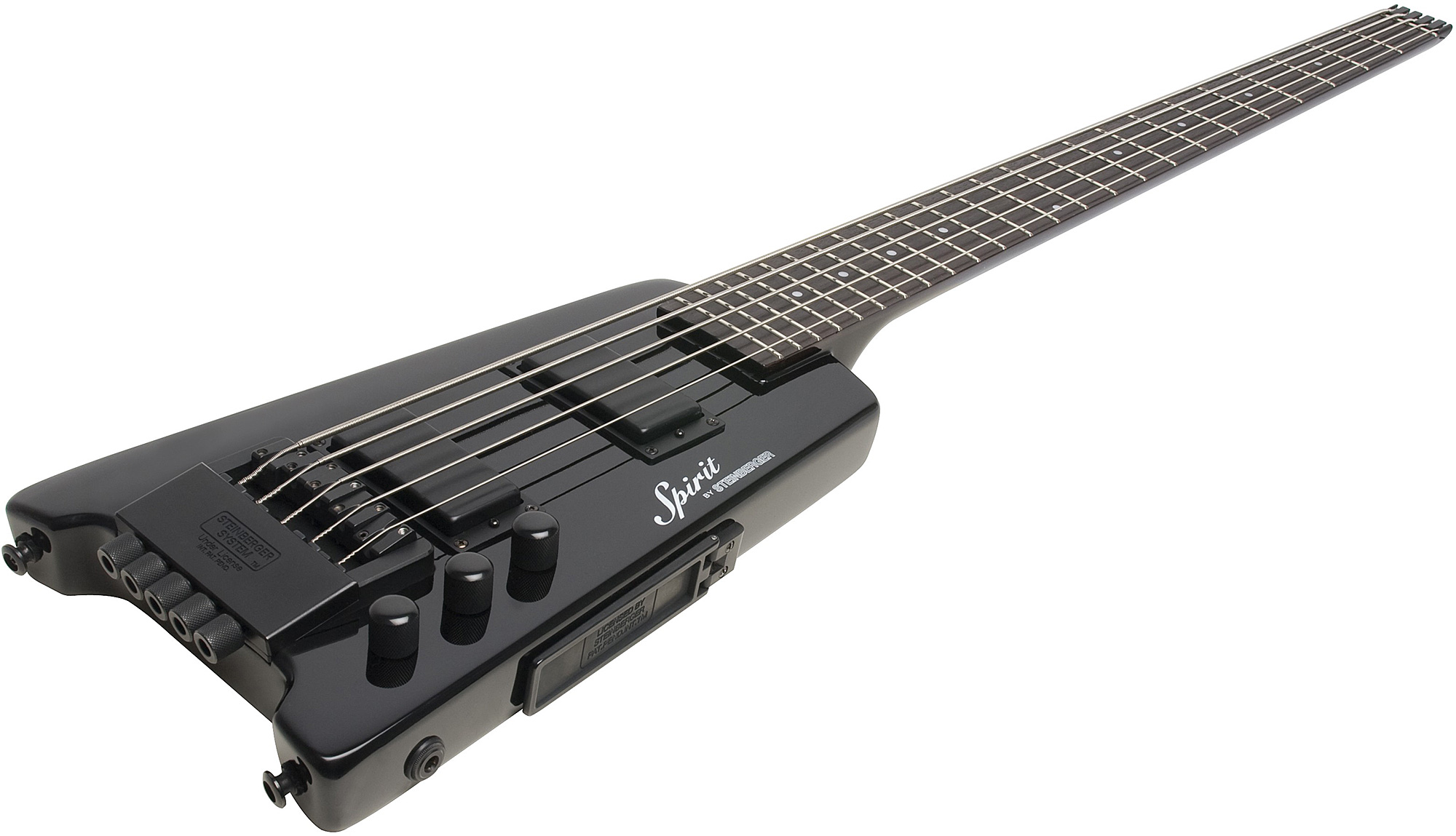 Steinberger Xt-25 Standard Bass Outfit 5c Rw +housse - Black - Bajo eléctrico de viaje - Variation 2