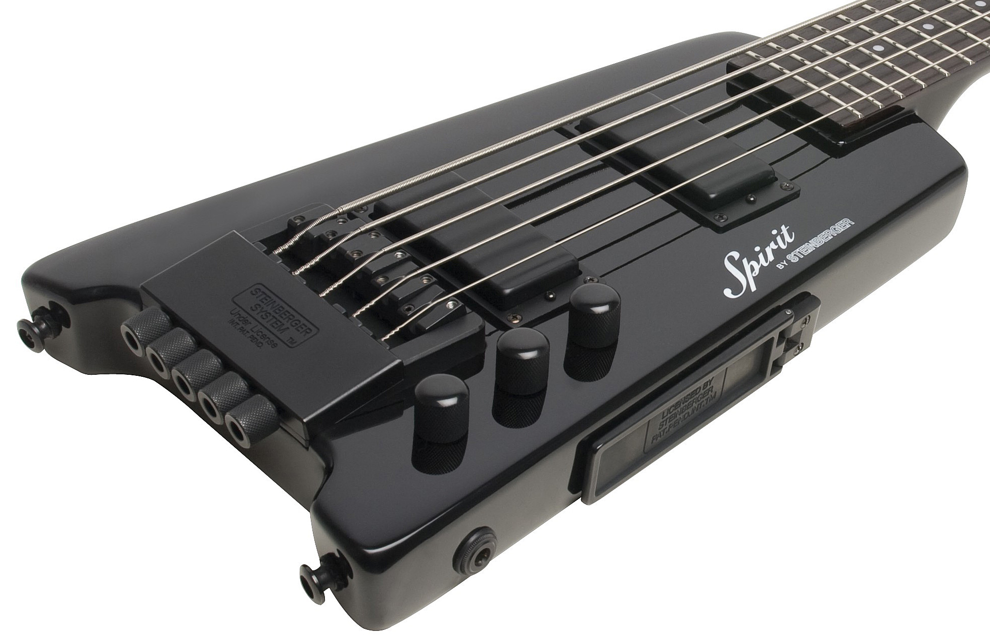 Steinberger Xt-25 Standard Bass Outfit 5c Rw +housse - Black - Bajo eléctrico de viaje - Variation 3