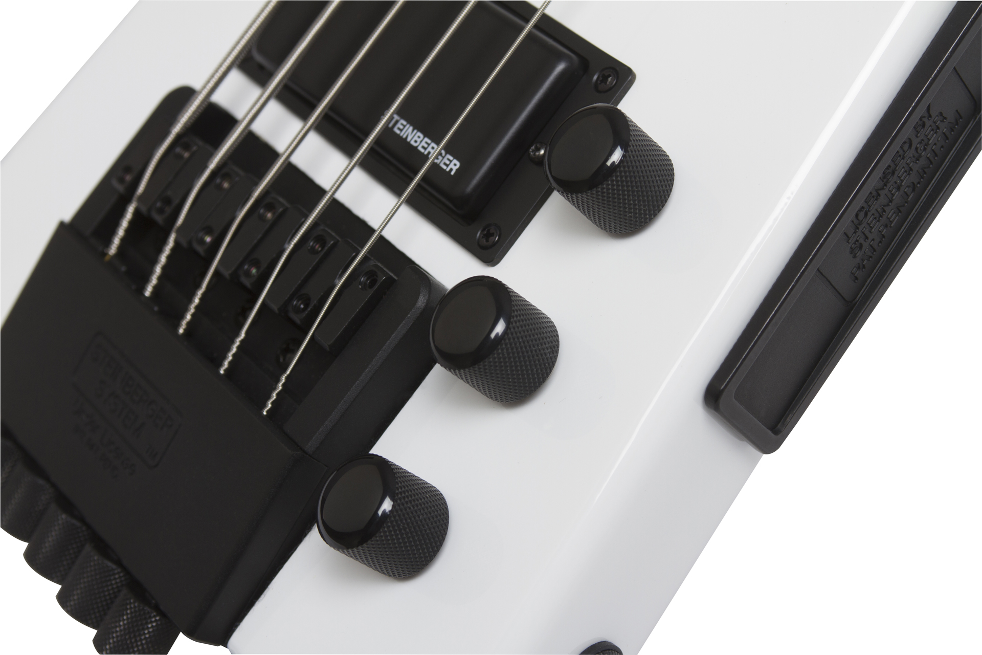 Steinberger Xt-25 Standard Bass Outfit 5c Rw +housse - White - Bajo eléctrico de cuerpo sólido - Variation 3