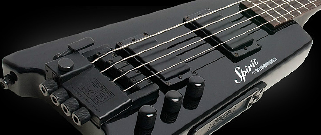 Steinberger Xt-2db Spirit Db Tuner - Black - Bajo eléctrico de viaje - Variation 2