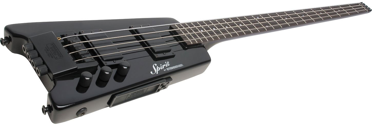 Steinberger Xt-2 Standard Bass Hh Rw +housse - Black - Bajo eléctrico de viaje - Variation 1