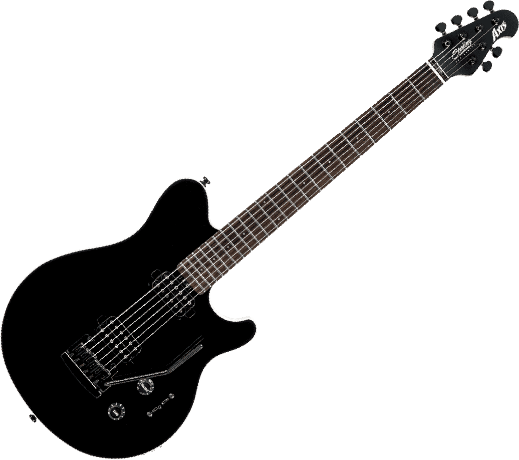 Sterling By Musicman Axis Ax3s Hh Trem Jat - Black - Guitarra eléctrica de corte único. - Variation 1