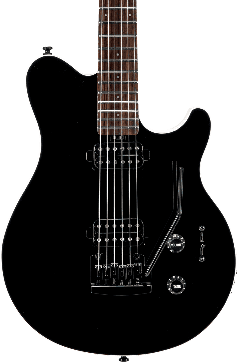 Sterling By Musicman Axis Ax3s Hh Trem Jat - Black - Guitarra eléctrica de corte único. - Variation 2