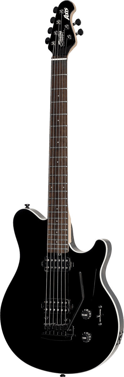 Sterling By Musicman Axis Ax3s Hh Trem Jat - Black - Guitarra eléctrica de corte único. - Variation 3