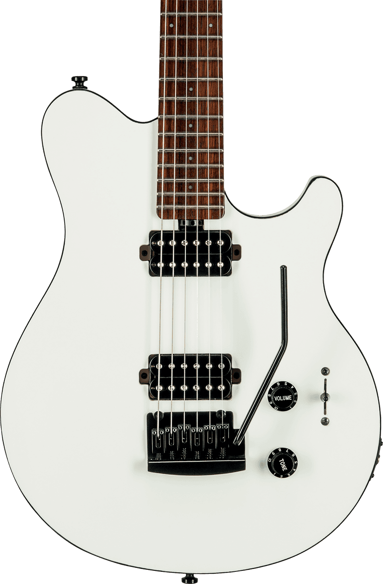 Sterling By Musicman Axis Ax3s Hh Trem Jat - White - Guitarra eléctrica de corte único. - Variation 1