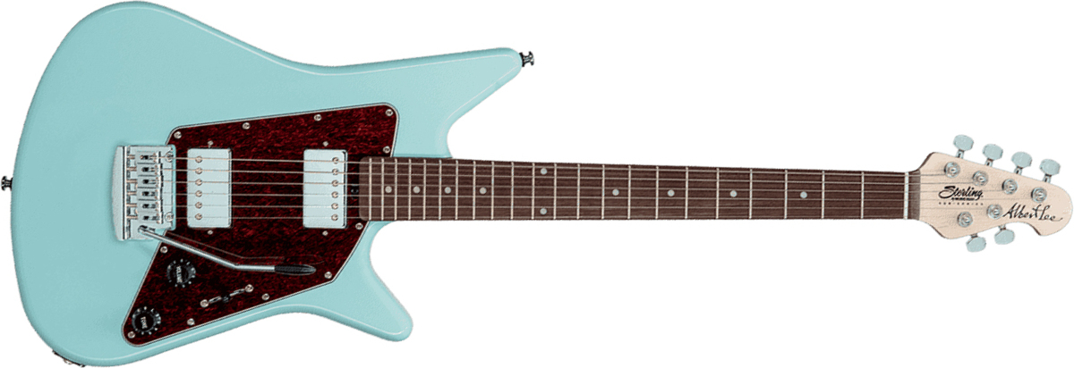 Sterling By Musicman Albert Lee Al40 - Daphne Blue - Guitarra eléctrica de autor - Main picture