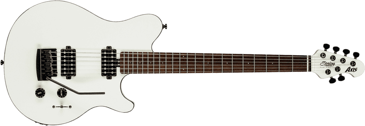 Sterling By Musicman Axis Ax3s Hh Trem Jat - White - Guitarra eléctrica de corte único. - Main picture