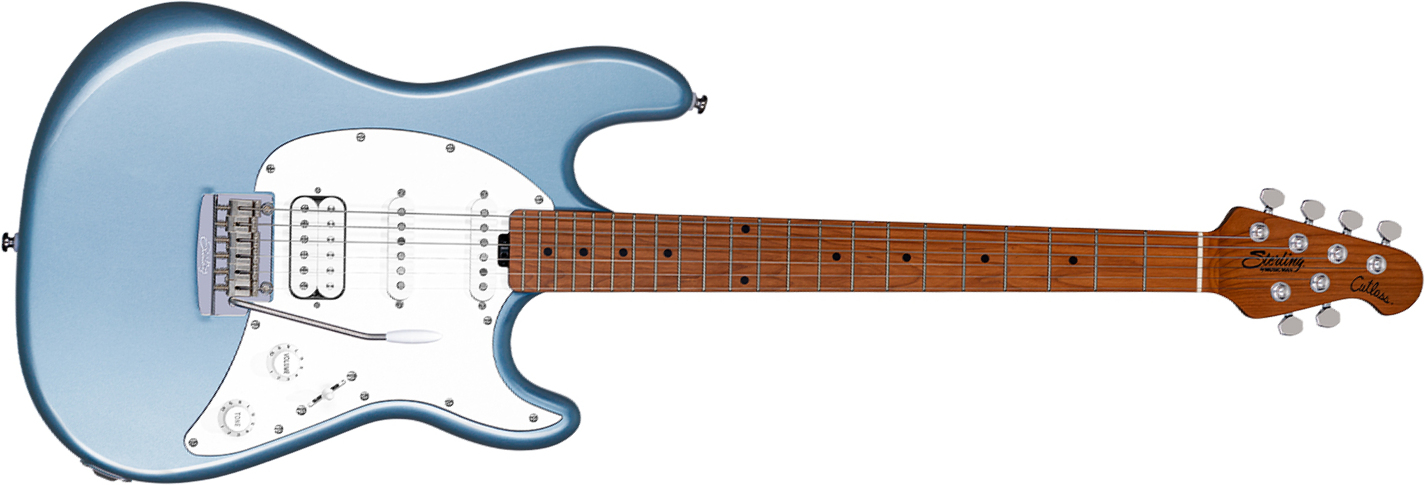 Sterling By Musicman Cutlass Ct50hss Trem Mn - Firemist Silver - Guitarra eléctrica con forma de str. - Main picture