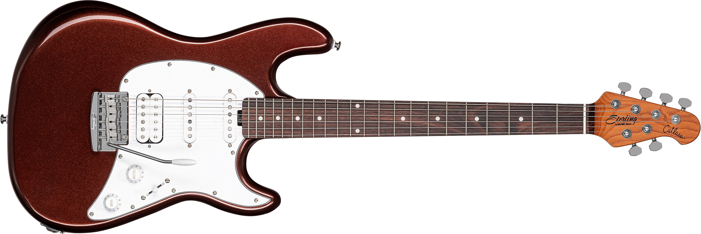 Sterling By Musicman Cutlass Ct50hss Trem Rw - Dropped Copper - Guitarra eléctrica con forma de str. - Main picture