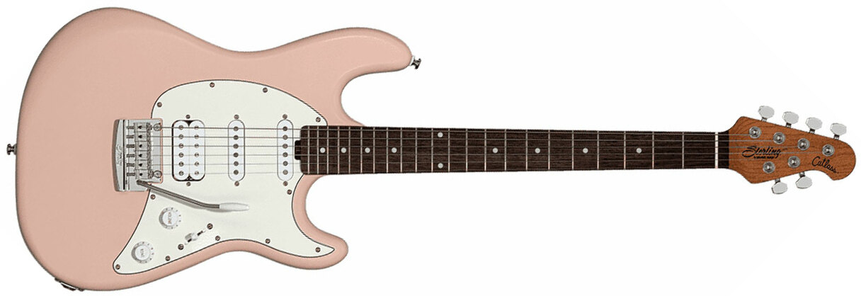 Sterling By Musicman Cutlass Ct50hss Trem Rw - Pueblo Pink Satin - Guitarra eléctrica con forma de str. - Main picture