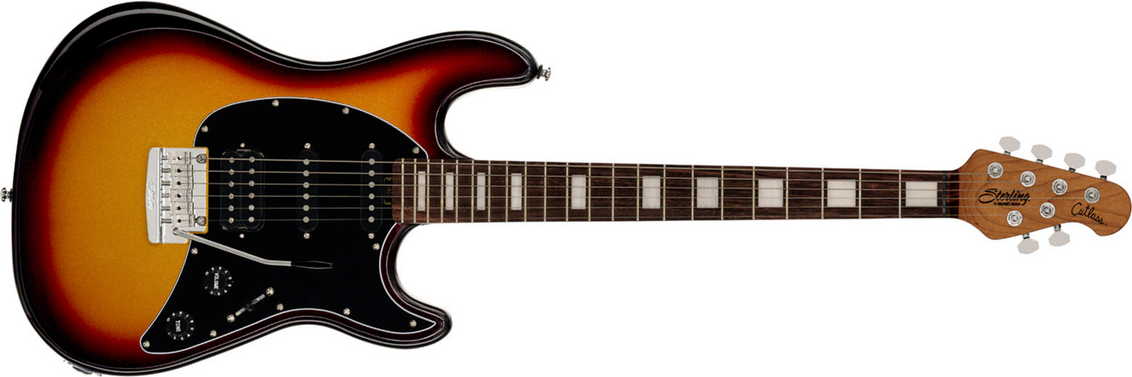 Sterling By Musicman Cutlass Plus Ct50xhss Hss Trem Rw - Showtime - Guitarra eléctrica con forma de str. - Main picture
