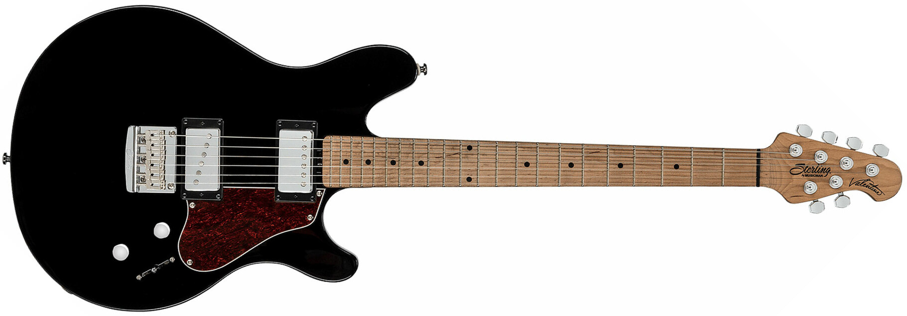 Sterling By Musicman James Valentine Jv60 Signature Hh Ht Mn - Black - Guitarra eléctrica de autor - Main picture