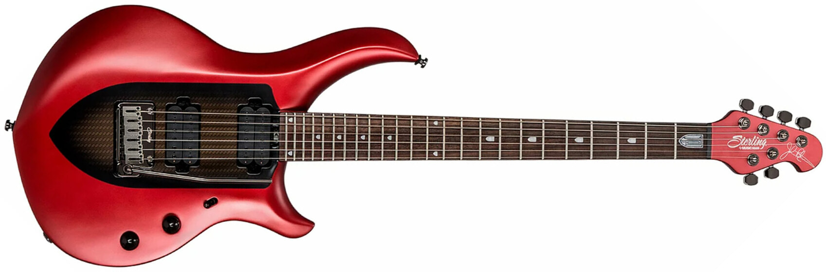 Sterling By Musicman John Petrucci Majesty Maj100 Signature Hh Trem Rw - Ice Crimson Red - Guitarra eléctrica de autor - Main picture