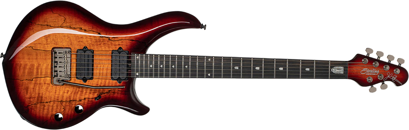 Sterling By Musicman John Petrucci Majesty Maj200xsm Signature 2h Dimarzio Trem Eb - Blood Orange Burst - Guitarra electrica metalica - Main picture