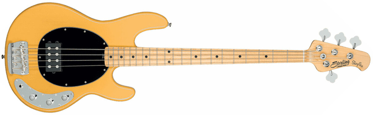 Sterling By Musicman Stingray Classic Ray24ca Active 1h Mn - Butterscotch - Bajo eléctrico de cuerpo sólido - Main picture