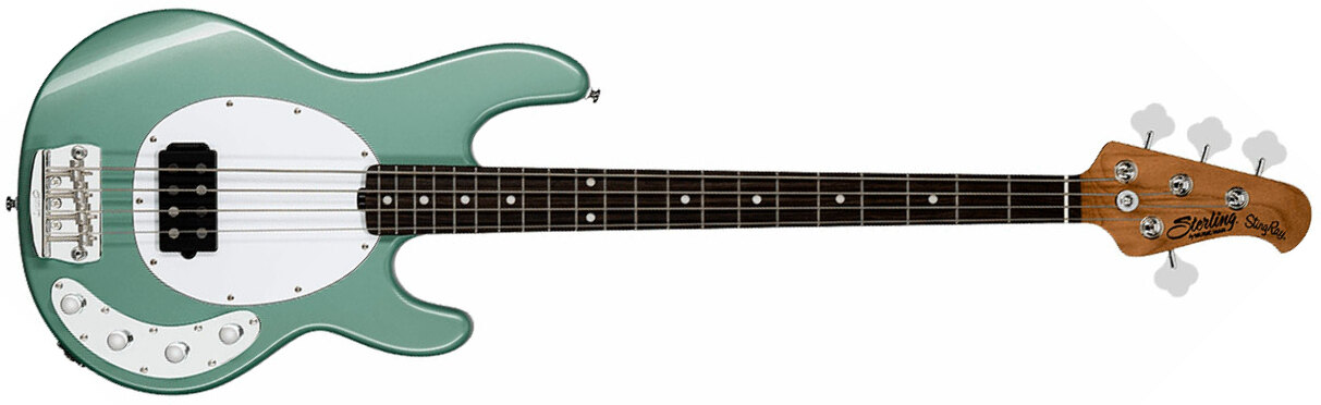 Sterling By Musicman Stingray Ray34 1h Active Rw - Dorado Green - Bajo eléctrico de cuerpo sólido - Main picture