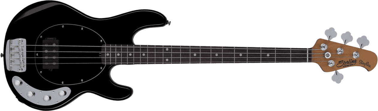 Sterling By Musicman Stingray Ray34 H Active Rw - Black - Bajo eléctrico de cuerpo sólido - Main picture