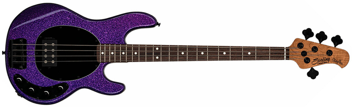 Sterling By Musicman Stingray Ray34 H Active Rw - Purple Sparkle - Bajo eléctrico de cuerpo sólido - Main picture