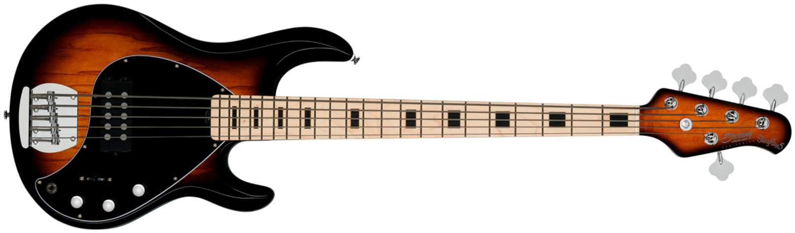 Sterling By Musicman Stingray4 5-cordes 1h Mn - Vintage Sunburst - Bajo eléctrico de cuerpo sólido - Main picture