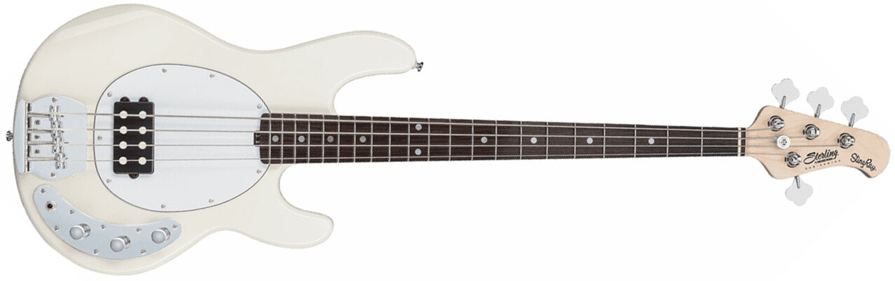 Sterling By Musicman Sub Ray4 Active Jat - Vintage Cream - Bajo eléctrico de cuerpo sólido - Main picture